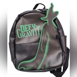 Wicked Defy Gravity Mini Backpack By Universal NWT 11x8